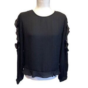 CLEO PETITES LONG SLEEVE TOP SIZE MP 
